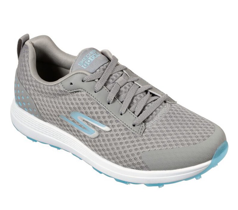 Skechers Go Max - Fairway 2 - Womens Golf Shoes Grey/Blue [AU-CU4728]